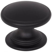 Load image into Gallery viewer, Durham Cabinet Knob 1-1/4&quot; Diameter Matte Black 3980-MB