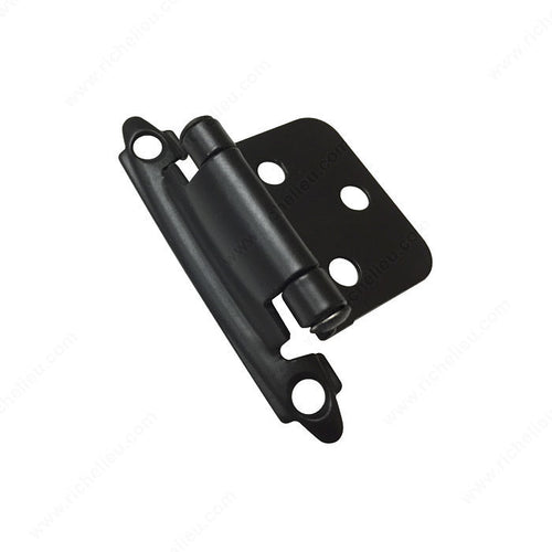 Flush Mount Hinge Matte Black pair w/screws BP134900