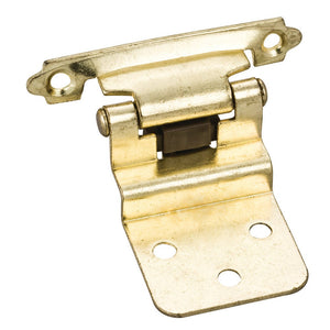 3/8 Inset Hinges Polished Brass Pair W/Screws P5922PB