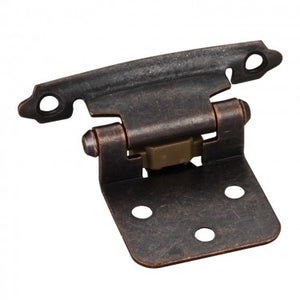 Flush Mount Hinge Oil Rubbed Bronze pair W/Screws P5011DBAC