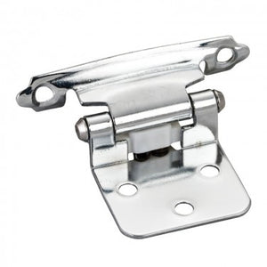 Flush Mount Hinge Polished Chrome pair W/Screws P5011PC