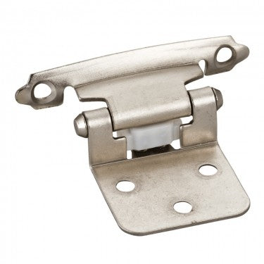 Flush Mount Hinge Satin Nickel pair W/Screws P5011SN