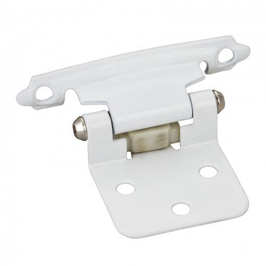 Flush Mount Hinge White pair W/Screws P5011WH